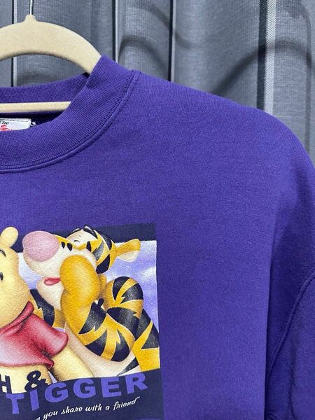 POOH くまのプーさん×TIGGER ティガー キャラクタースウェットシャツ トレーナーTHE DISNEY STORE