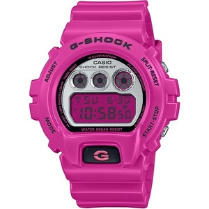 送料無料★新品 カシオ正規保証付き★G-SHOCK DW-6900RCS-4JF CRAZY COLORS 2024 赤紫 パープル x シルバー 20気圧防水 メンズ腕時計