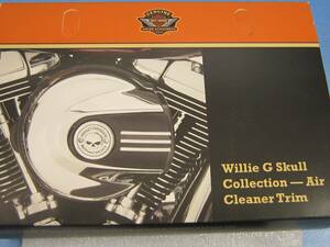 ★ハーレー・ダビッドソン★Willie G Skull Collection Air Cleaner Trim KT ★【61300217】☆彡