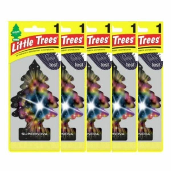 Little Trees リトルツリーエアーフレッシュナーSuper Nova スーパーノヴァ5枚セット USDM 芳香剤