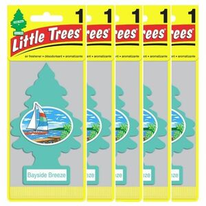 Little Trees リトルツリーエアーリフレッシュナー ベイサイド・ブリーズ5枚セット USDM 芳香剤