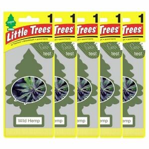 Little Trees ワイルド・ヘンプ（Wild Hemp）5枚セット USDM 芳香剤