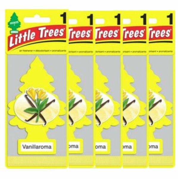 Little Trees リトルツリー エアフレッシュナーバニラロマ5枚セット USDM 芳香剤