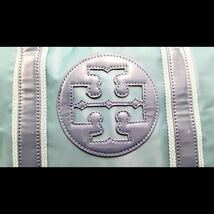 美品★ トリーバーチ TORY BURCH トートバッグ ナイロン エナメル レアカラー エラ_画像5