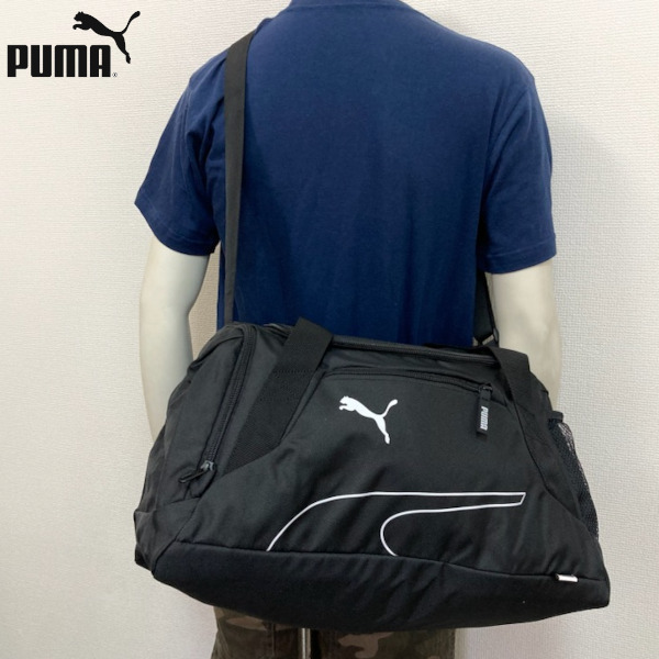 即決新品 プーマ スポーツバッグ ボストンバッグ 45×23×26cm 30L ブラック PUMA 送料無料