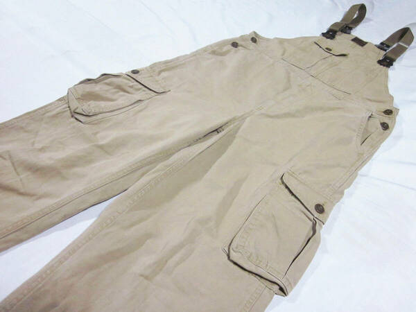 送料無料!!　Blue Way WORK WEAR　ブルーウェイ　M 029　ワーク　カーゴ　オーバーオール　M　総丈約147CM　日本製　備後　府中　やや難