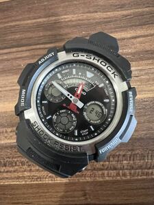 メンズ腕時計 CASIO カシオ G-SHOCK Gショック アナデジ AW-590 クォーツ 動作品 0032478 54