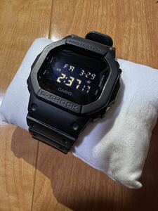 中古 CACIO カシオ G-SHOCK DW-5600BB QZ クオーツ 腕時計 ソリッドカラーズ ブラック系 メンズ 稼働品 0032471