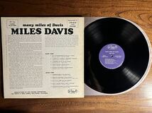 【USオリジナル/Charlie Parker】MILES DAVIS ■ MANY MILES OF DAVIS /PLP 824_画像2