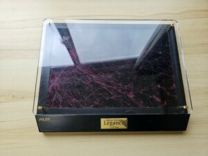 パイロット万年筆　レガンス　89‘s LEGANCE 什器　展示台　ケース　マーブル　ガラス　木 PILOT 激レア！！