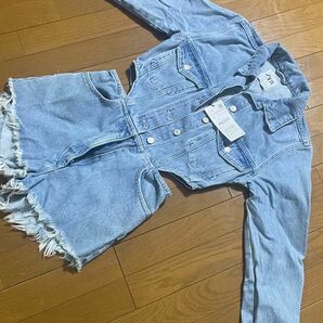 ZARA デニムオールインワン　S 