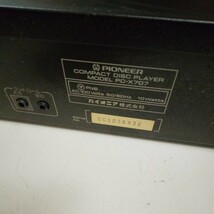 PIONEER CD デッキ　プレイヤー　PD-X707L 動作確認　現状品_画像8