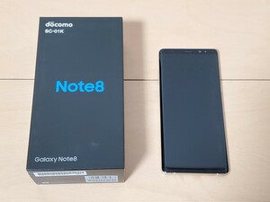 中古★送料込★Galaxy Note8★SC-01K(ゴールド)★SIMフリー★付属品は新品