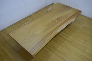 # painted # length 175cm# overwhelming feeling of luxury # zelkova (keyaki) one sheets board # urethane painting # table .PC desk .#402