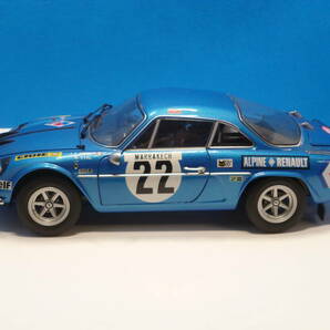 1/18 ALPINE RENAULT A110 1600S No.22 1971 MONTE CARLO RALLY 3rd Place 京商の画像2