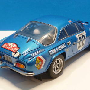 1/18 ALPINE RENAULT A110 1600S No.22 1971 MONTE CARLO RALLY 3rd Place 京商の画像5