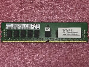 #2132 SAMSUNG DDR4-2400 1Rx4 PC4-19200 ECC REG 16GB 保証付き M393A2K40BB1-CRC0Q #03