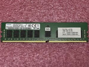 #2132 SAMSUNG DDR4-2400 1Rx4 PC4-19200 ECC REG 16GB 保証付き M393A2K40BB1-CRC0Q #05