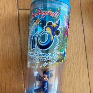 ディズニーシー　10周年　タンブラー　ビマジ　ビーマジカル　ミッキー フィギュア　カップ　コップ　ソーサラー　魔法使いの弟子