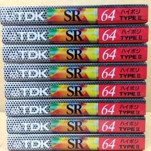 【未開封品】カセットテープ ハイポジ TDK(SR64) ８本セット 人気商品 録音 八王子引き取りOK242120の画像1