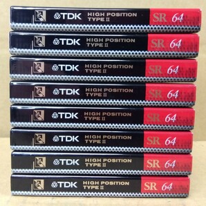 【未開封品】カセットテープ ハイポジ TDK(SR64) ８本セット 人気商品 録音 八王子引き取りOK242120の画像4
