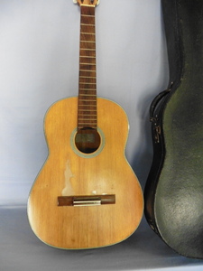 『 Hashimoto Kazuo №271 金文字ラベル 』クラシックギター全単板 １９６５年製　弦長650mm