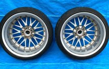 中古品　BBS LM 19インチホイール＆タイヤセット 4本　[ホイール：LM197 10J 、 LM118 9J PCD114.3]・[タイヤ： 235／ZR35-19×4本] 引_画像6