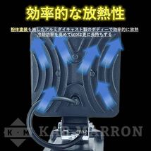 進化系ハイパワーLEDワークライト マキタ 14.4V 18V バッテリー 対応 LED作業灯 投光器 災害 防災 緊急 作業用 DIY キャンプ アウトドア_画像5