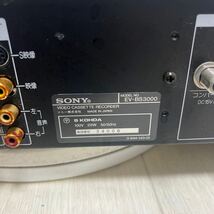 SONY ビデオカセットレコーダー EV-BS3000 ジャンク品　通電確認済み_画像6