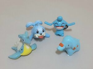 ポケモン　モンコレ　初期　TOMY　モンスターコレクション　フィギュア　ラプラス　ゴマゾウ　ソーナノ　パウワウ