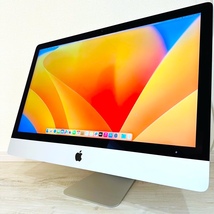 Apple iMac 27 5K 2017 Intel i5 3.8GHz/Radeon Pro 580 8GB/メモリ64 GB/ストレージ 3TB FusionDrive/Ventura & Windows 11 Pro(BootCamp)_画像3