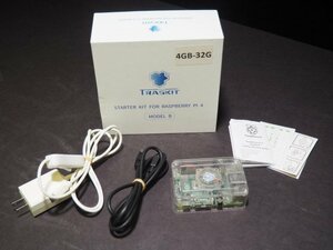 S774【ジャンク品】TRASKIT ペアボーンPC RASPBERRY PI 4 MODEL B 4GB 小型パソコン ラズベリーパイ