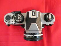 美品 Nikon NEW FM2/T 一眼レフ フィルムカメラ 防湿庫保管品 ニコン レンズ NIKKOR 50mm 1:1.8 チタンボディ_画像3