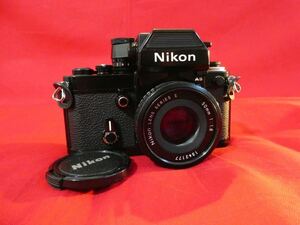 美品 Nikon F2 PHOTOMIC フォトミック AS 黒 ブラック 一眼レフ フィルムカメラ 防湿庫保管品 ニコン レンズ LENS SERIES E 50mm 1:1.8