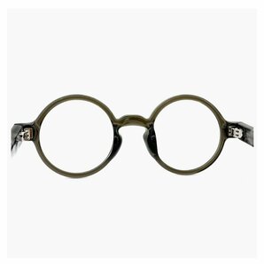 新品 丸メガネ 1531-3 メガネ 小さめ メンズ レディース クリア グレー カラー 眼鏡 ラウンド 型 フレーム 丸眼鏡 骨太 UVカット venus×2の画像4