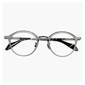 新品 ヨウジ ヤマモト メガネ 日本製 19-0077 3 c03 48mm Yohji Yamamoto 眼鏡 メンズ ブランド ボストン 型 チタン フレーム 鯖江産 通販の画像2