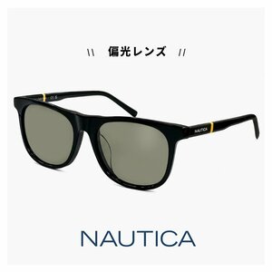 新品 NAUTICA ノーティカ 偏光サングラス n6003slb-001 N6003SLB uvカット 紫外線対策 ウェリントン メンズ レディース アジアンフィット