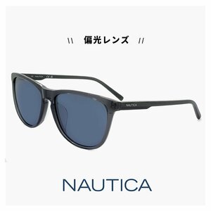 新品 NAUTICA ノーティカ 偏光サングラス n6005slb-030 N6005slb uvカット 紫外線対策 偏光 レンズ ウェリントン 型 ユニセックス