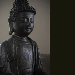 買い出し 古い仏像 古銅佛尊像 22cm 仏教美術 仏具 念持仏 佛敎美術