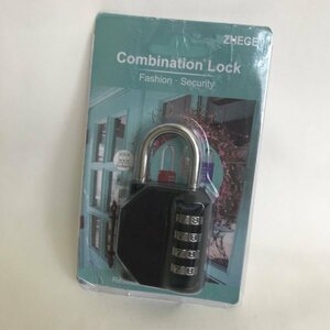 ZHEGE Combination Lock 4桁ダイヤル式 TSAロック 南京錠 77 00350