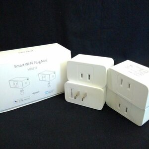 meross Smart Wi-Fi Plug Mini スマートプラグ MSS110JP 4個セット MAX15A IEEE 802.11 b/g/n 2.4GHz【PSEマークあり】28 00266