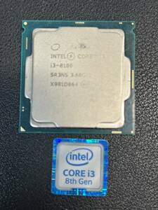 #5 Intel CPU 第8世代 Core i3 8100 3.60GHz LGA1151　■動作確認品 ■送料無料