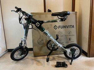  unused GX folding electric bike small size 12 -inch e-bike FUNVITA ( fan Be ta) GX-06