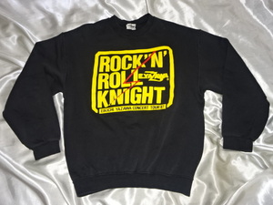 * Yazawa Eikichi тренировочный футболка 1987 год ROCK'N'ROLL KNIGHT * подробно о товаре обязательно чтение 