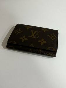 LOUIS VUITTON ルイヴィトン M60530 モノグラム 二つ折り カードケース 名刺入れ 汚れあり　現状発送