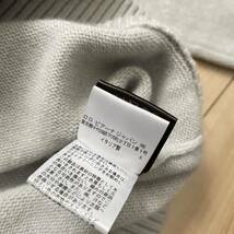 【送料無料】【23SS】【美品】LoroPiana ロロピアーナ BABY CASHMERE ベビーカシミヤ クルーネック セーター ライトグレー 50_画像7