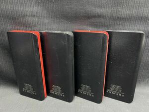 〇Db左74〇80 PowerBank モバイルバッテリー PSマークあり 4点まとめ ブラック レッド 充電 50000mAh PSEマーク