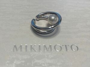 正規　ミキモト　MIKIMOTO あこや真珠　イヤーカフ　パールイヤカフ