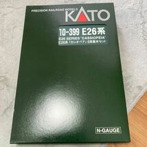 新品 未使用品 KATO 10-399 E26系特急寝台客車 「カシオペア」 6両基本セット Nゲージ_画像1
