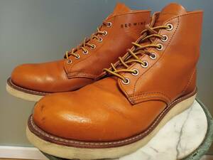 REDWING レッドウィング 9871 アイリッシュセッター プレーントゥ ゴールドラセット 9D USED USA製